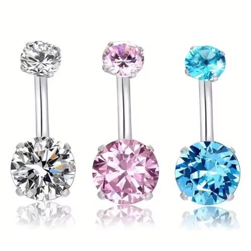 Обеци пъп - DIAMOND